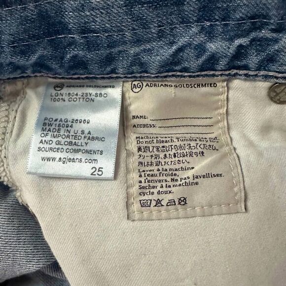 AG Adriana Goldschmied Nikki Shorts Relaxed Skinny 25 - Picture 12 of 12